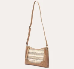 Handbags^Frye Melissa Straw Zip Crossbody Beige