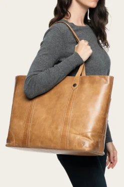 Handbags^Frye Melissa Traveler Beige