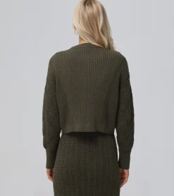Tops^Frye Mixed Stitch Button Front Cardigan