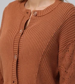 Tops^Frye Mixed Stitch Button Front Cardigan