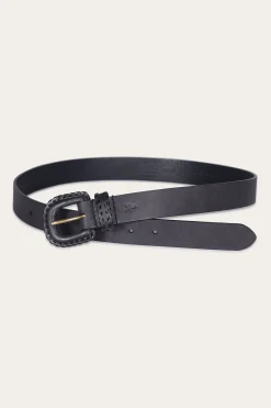 Belts^Frye 30mm Belt With Covered Buckle & Leather Lacing