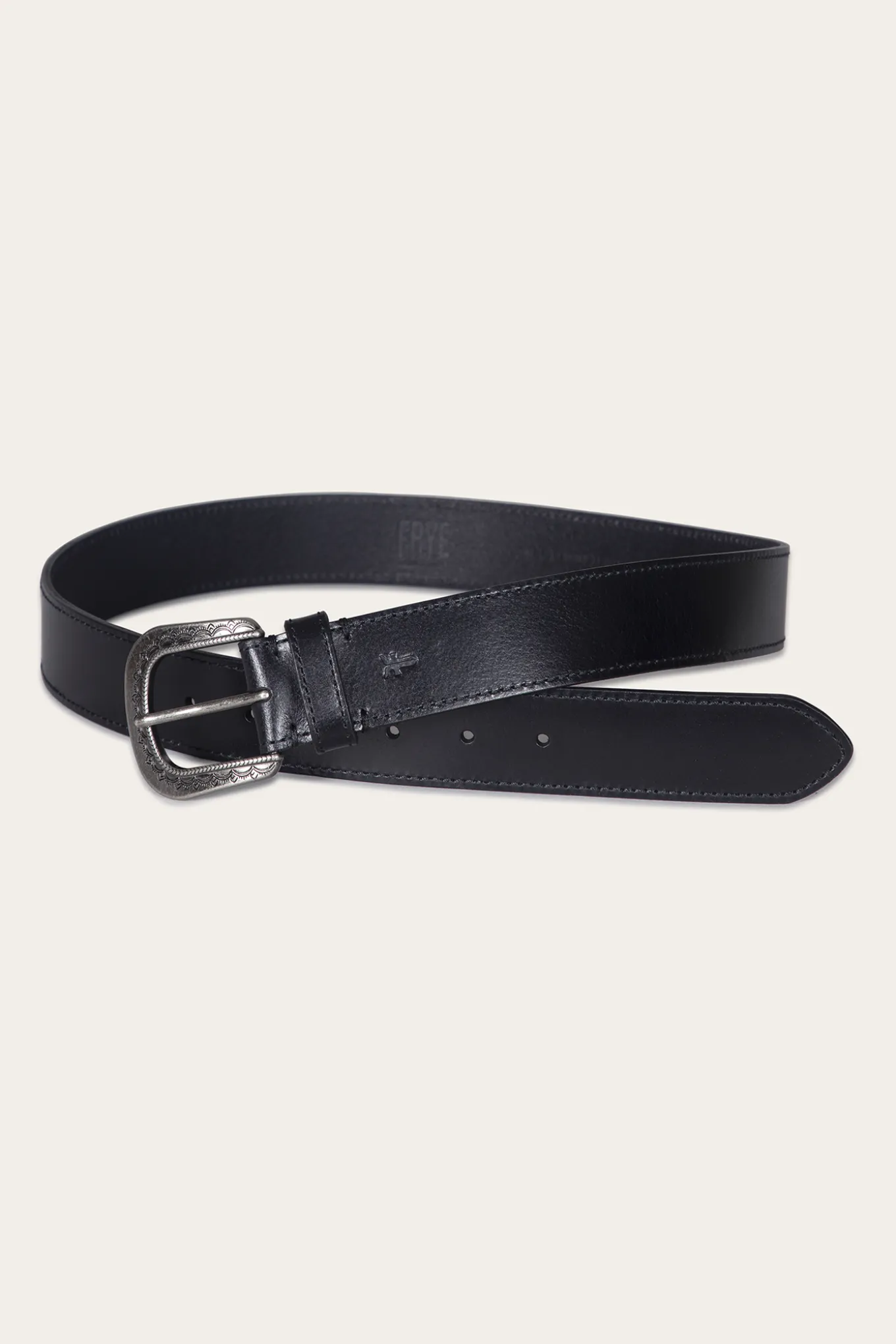 Belts^Frye 38mm Belt With Engraved Buckle