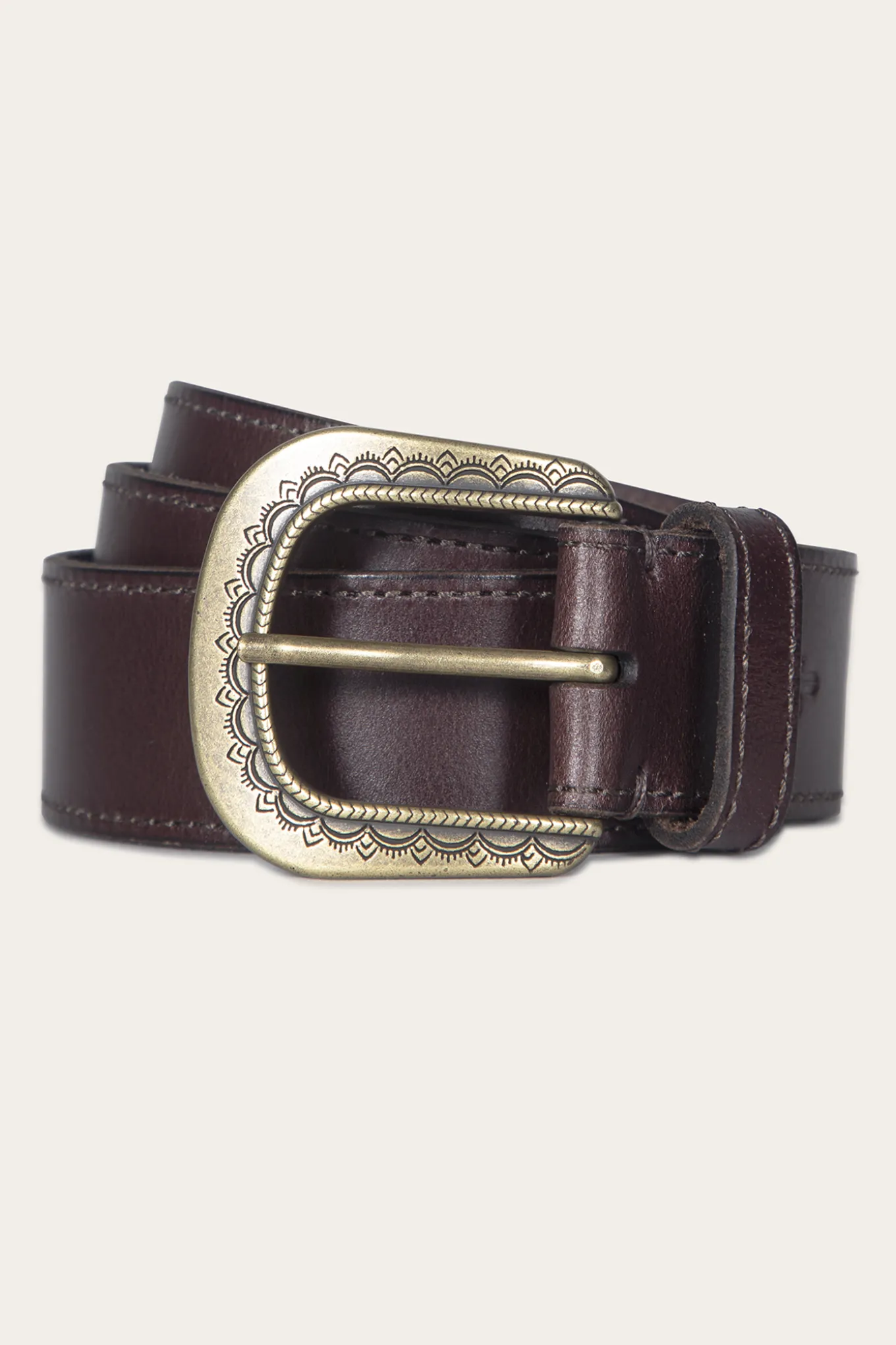 Belts^Frye 38mm Belt With Engraved Buckle