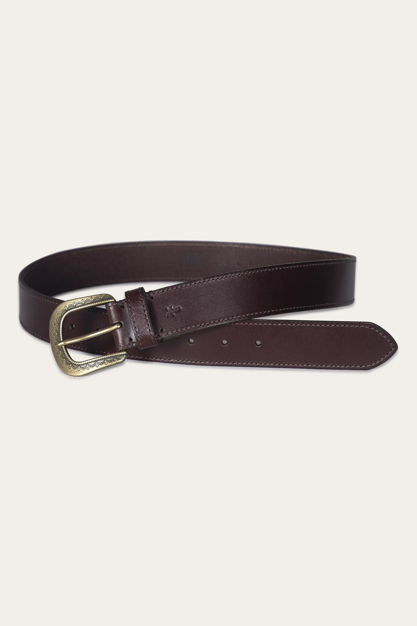 Belts^Frye 38mm Belt With Engraved Buckle