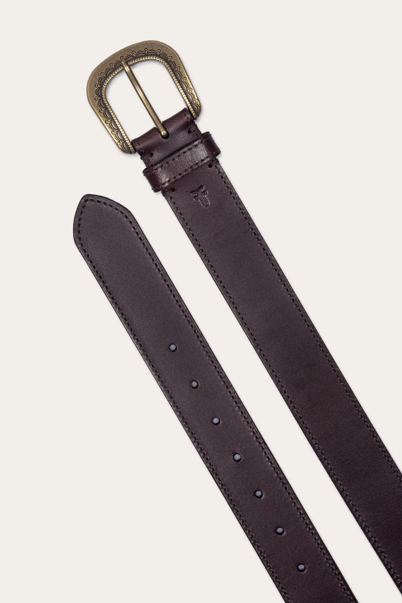 Belts^Frye 38mm Belt With Engraved Buckle
