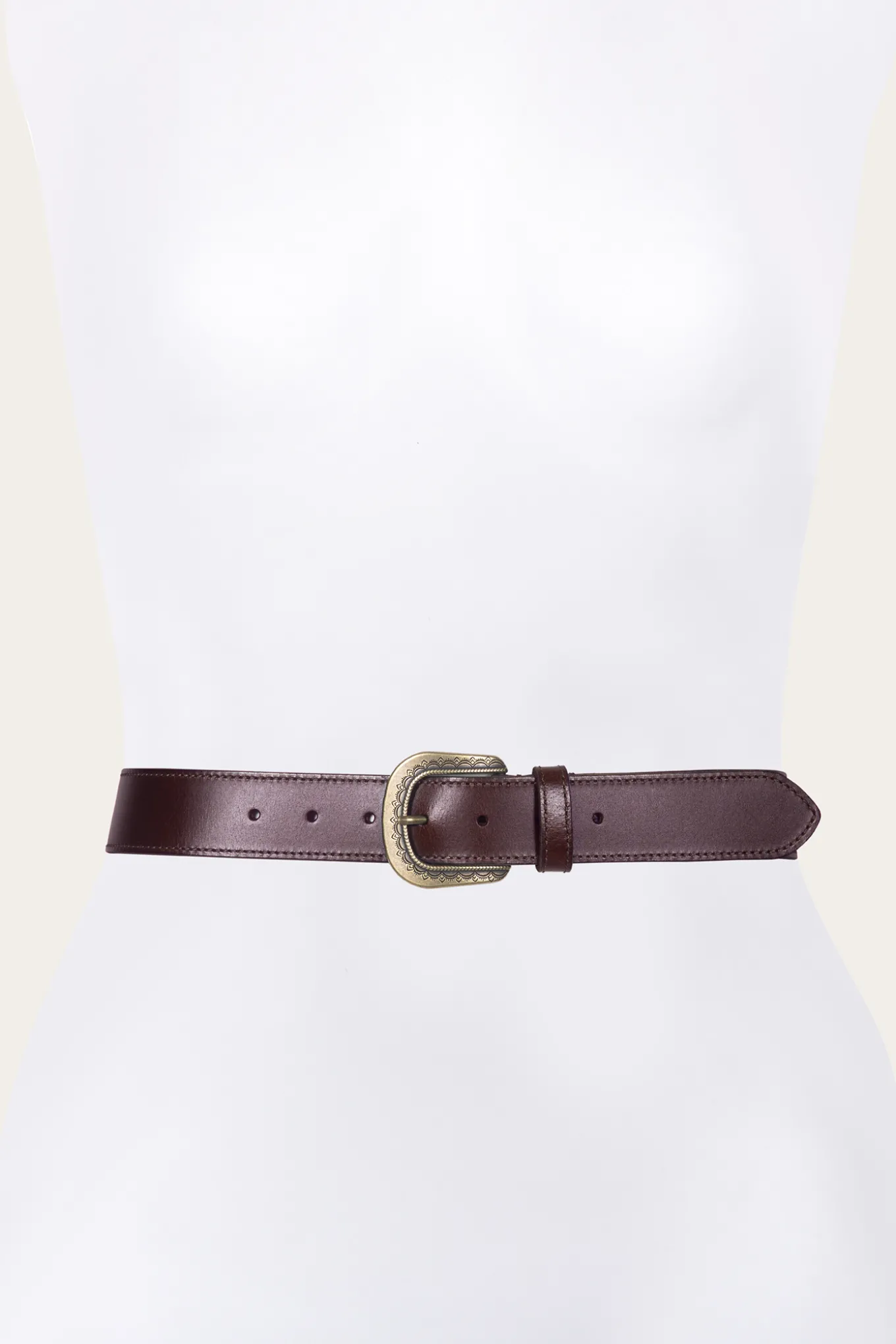 Belts^Frye 38mm Belt With Engraved Buckle