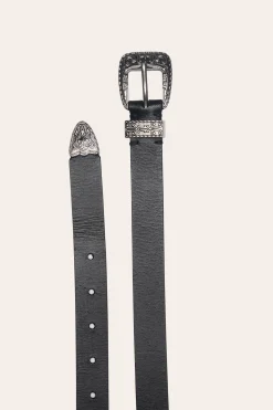 Belts^Frye 25MM Logo Western Belt