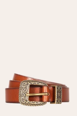 Belts^Frye 25MM Logo Western Belt