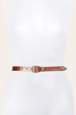 Belts^Frye 25MM Logo Western Belt