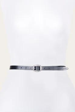Belts^Frye 21mm Logo Western Center Bar Belt