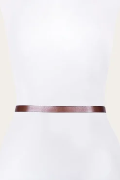 Belts^Frye 21mm Logo Western Center Bar Belt