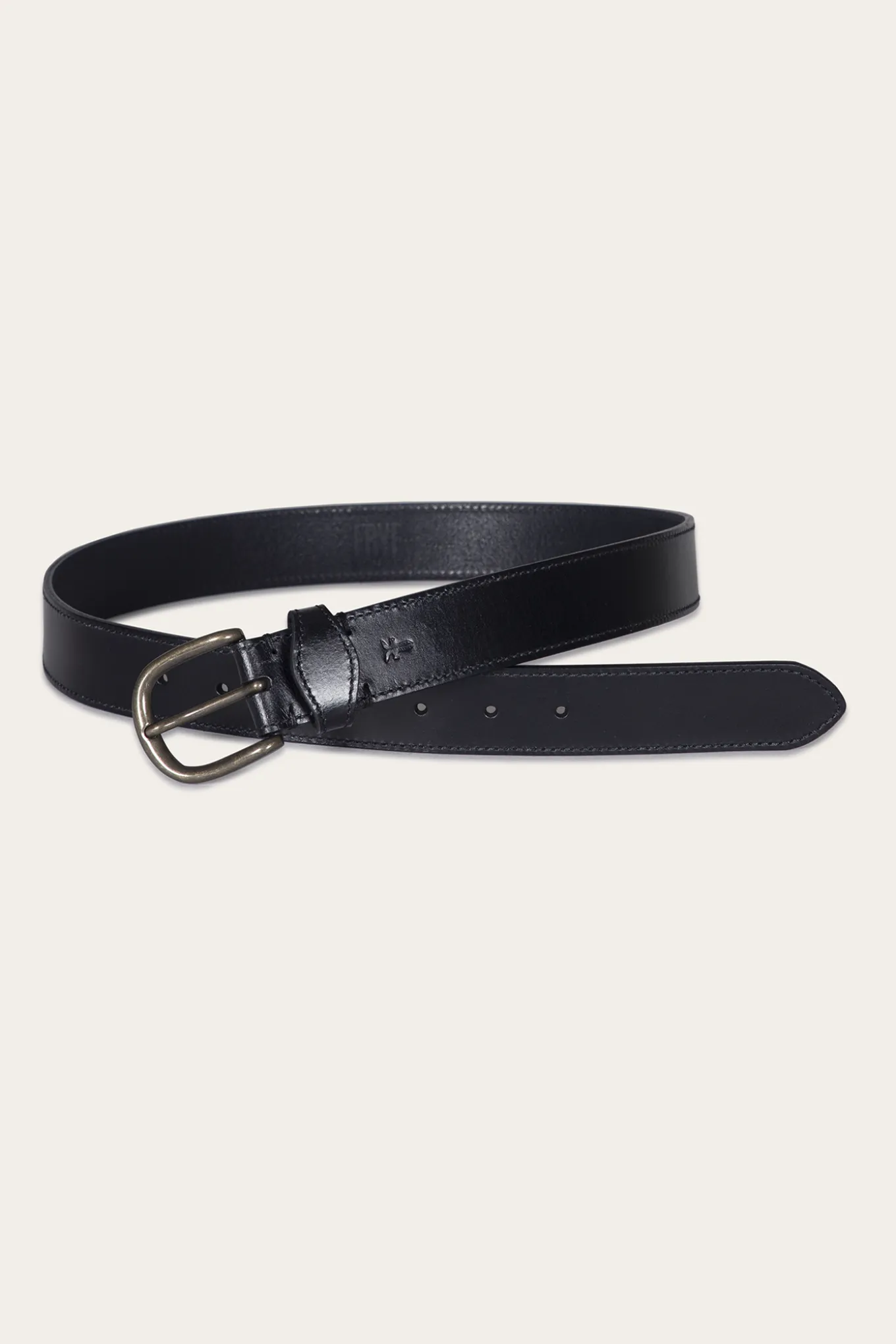 Belts^Frye 35mm Stitched Edge Belt With Shaped Keeper