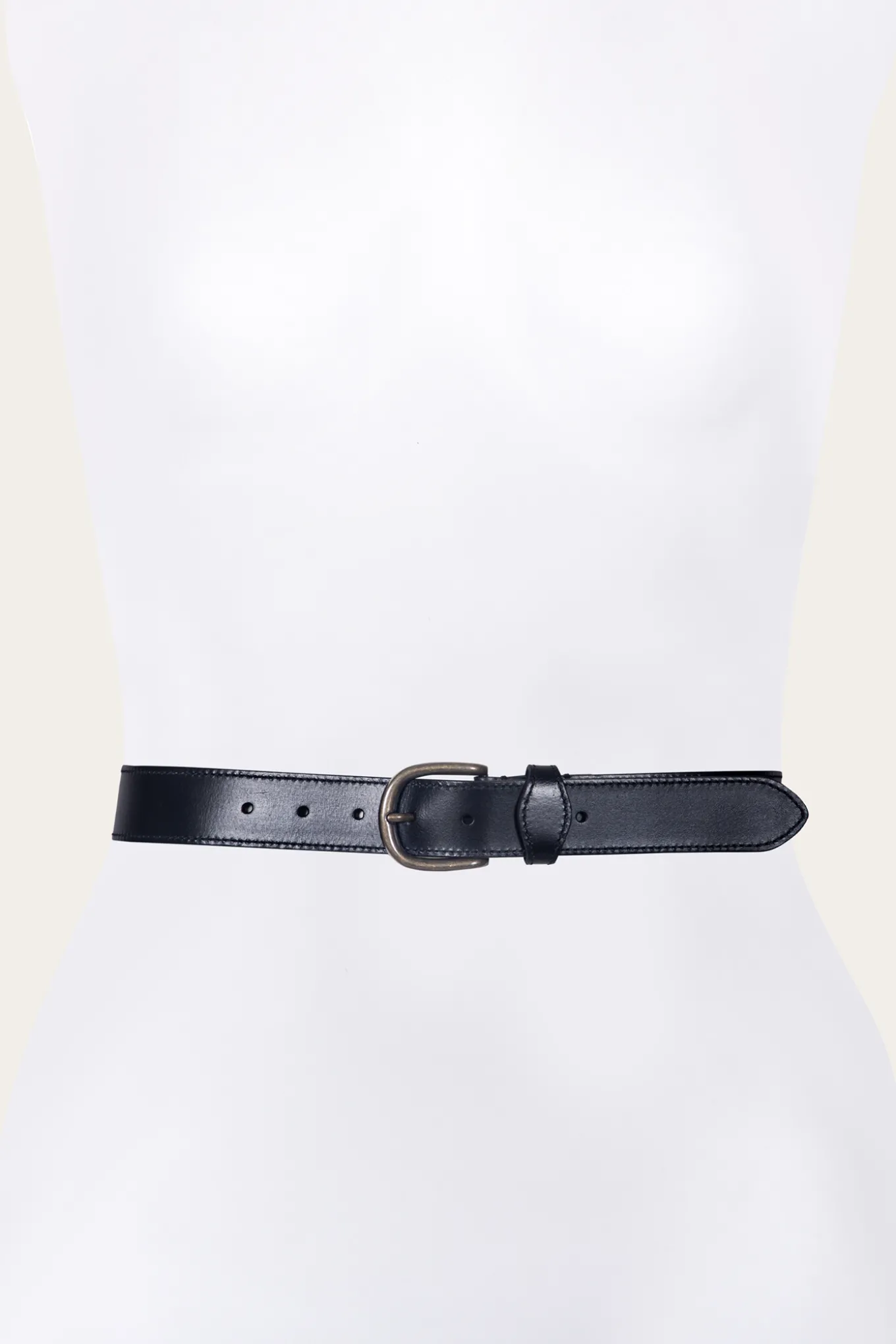 Belts^Frye 35mm Stitched Edge Belt With Shaped Keeper