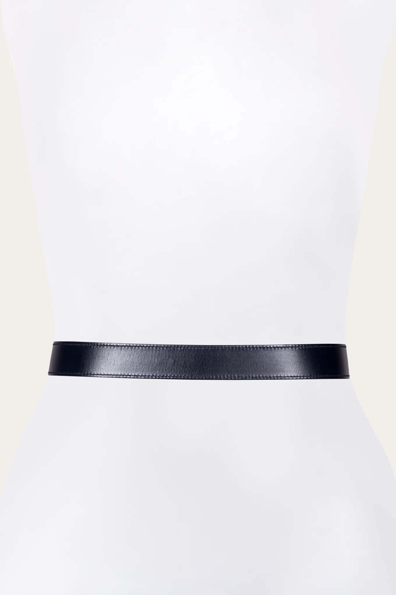 Belts^Frye 35mm Stitched Edge Belt With Shaped Keeper