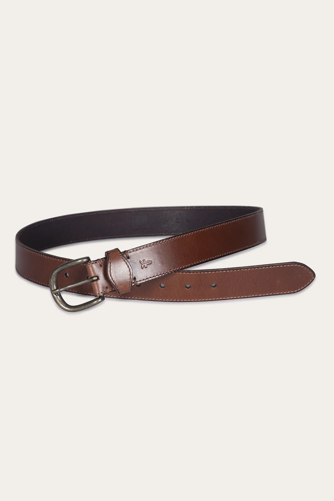 Belts^Frye 35mm Stitched Edge Belt With Shaped Keeper