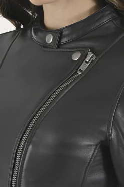 Leather Jackets^Frye Modern Biker-racer Leather Jacket Black