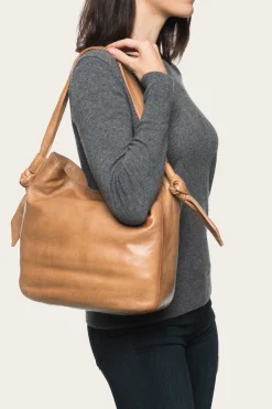 Handbags^Frye Nora Knotted Hobo Beige