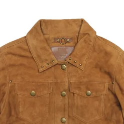 Leather Jackets^Frye Oxblood Fringed Jacket