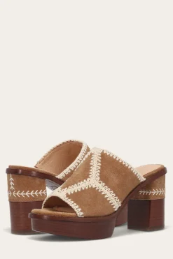 Sandals^Frye Pipa Crochet Platform Sandal