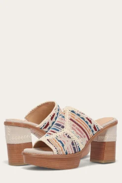 Sandals^Frye Pipa Crochet Platform Sandal