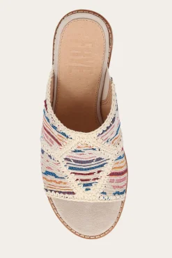 Sandals^Frye Pipa Crochet Platform Sandal