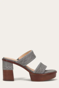 Sandals^Frye Pipa Woodstock 2 Band Platform Sandal