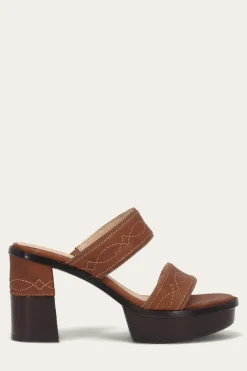Sandals^Frye Pipa Woodstock 2 Band Platform Sandal