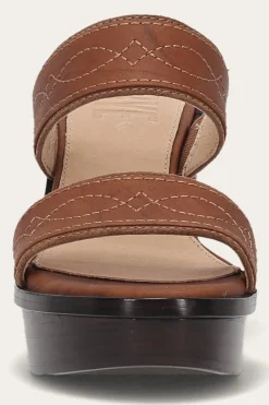 Sandals^Frye Pipa Woodstock 2 Band Platform Sandal