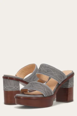 Sandals^Frye Pipa Woodstock 2 Band Platform Sandal