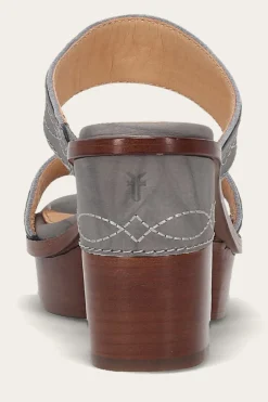 Sandals^Frye Pipa Woodstock 2 Band Platform Sandal