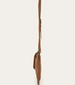 Handbags^Frye Sloan Whipstitch Wristlet Pouch COGNAC