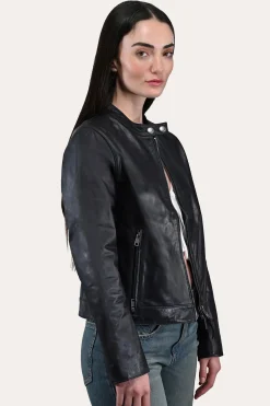 Leather Jackets^Frye Tobacco Cafe Racer Jacket