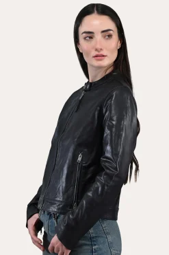 Leather Jackets^Frye Tobacco Cafe Racer Jacket