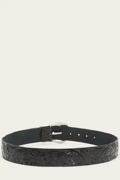 Belts^Frye Tooling Belt With Wrapped Keeper Black