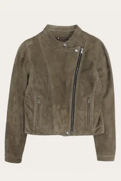 Leather Jackets^Frye Versatile Biker-racer Leather Jacket Taupe
