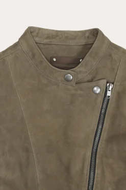Leather Jackets^Frye Versatile Biker-racer Leather Jacket Taupe