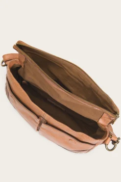 Handbags^Frye Zuri Saddle Cognac